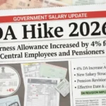 DA Hike 2026: Dearness Allowance Increased by 4% – Big Relief for Central Government Employees and Pensioners