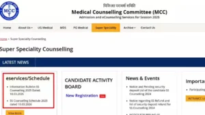 NEET SS Counselling Update 2026