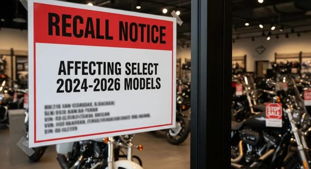 Harley-Davidson 2024–2026 Models Recall