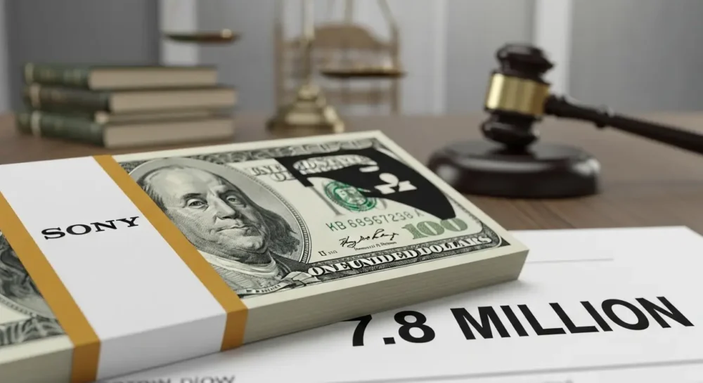 Sony $7.8 Million Lawsuit Settlement