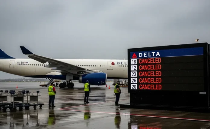 Delta Cancelling Flights