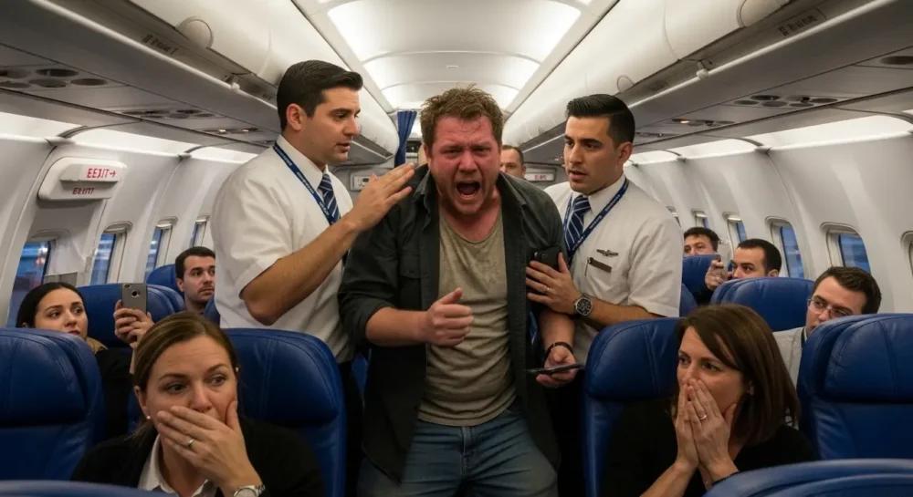 Unruly Passenger United Airlines Newark