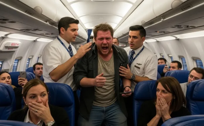 Unruly Passenger United Airlines Newark