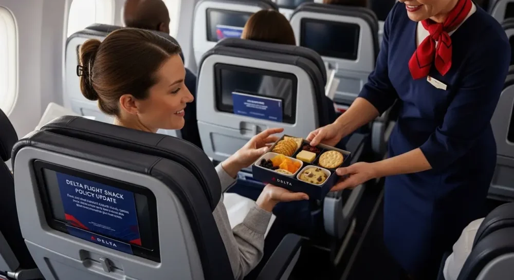 Delta Flight Snack Policy Update