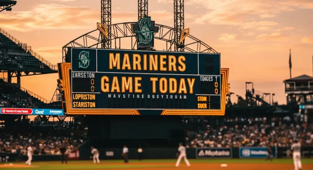 Mariners Game Today