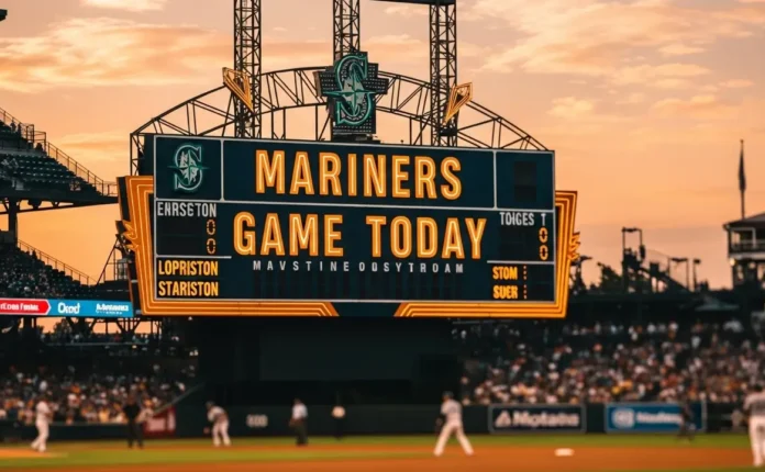 Mariners Game Today