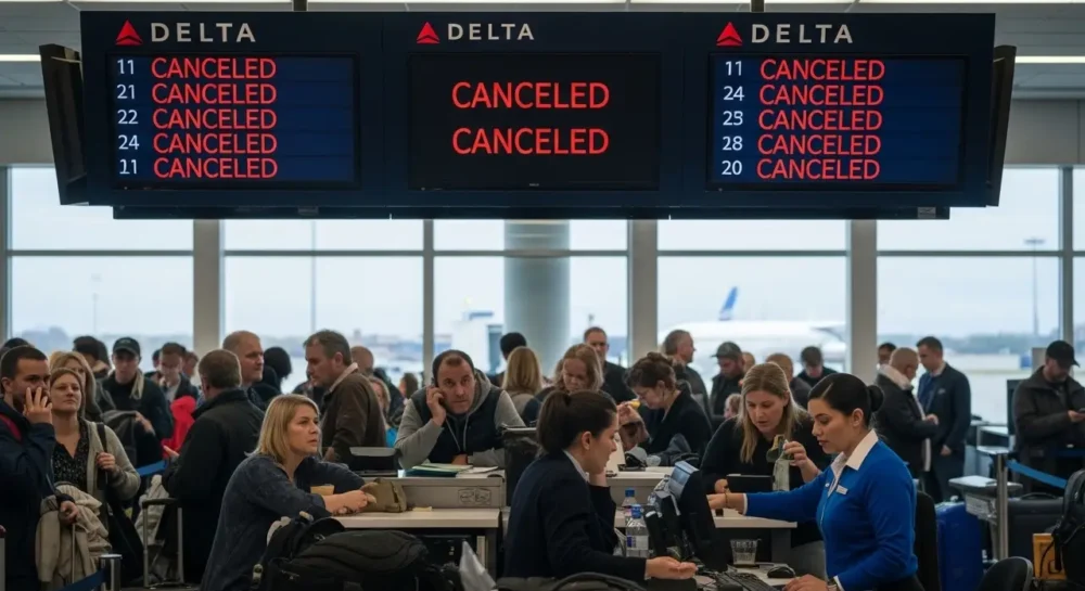 Delta Airlines Canceling Flights