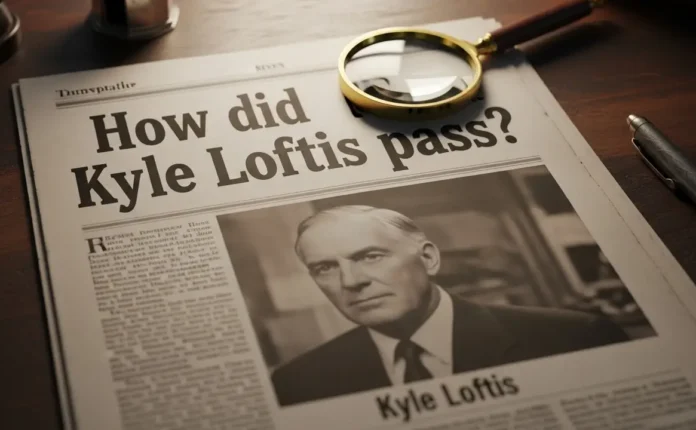 How Did Kyle Loftis Pass