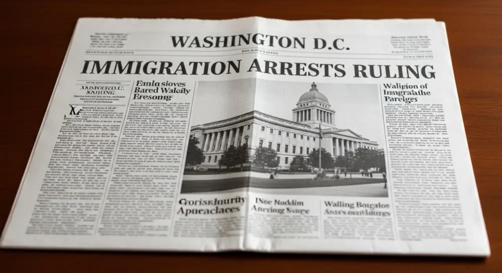 Washington DC Immigration Arrests Ruling