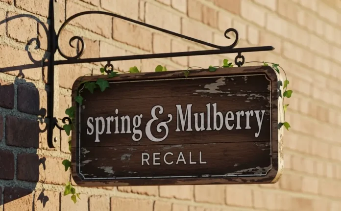 Spring & Mulberry Recall