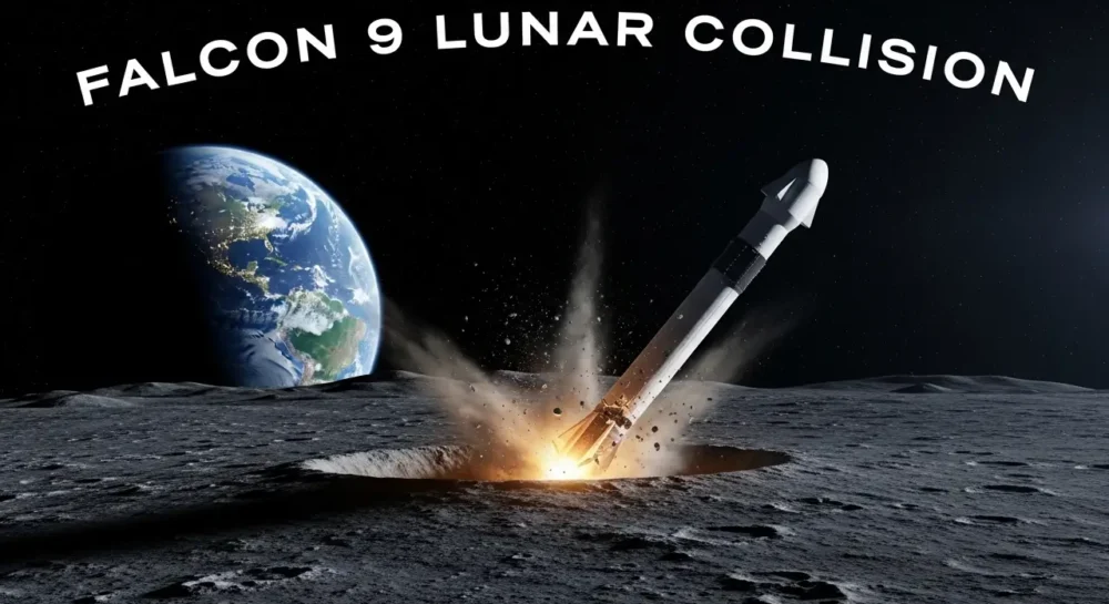 Falcon 9 Lunar Collision