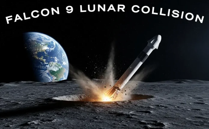 Falcon 9 Lunar Collision