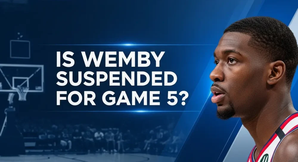 Is Wemby Suspended for Game 5