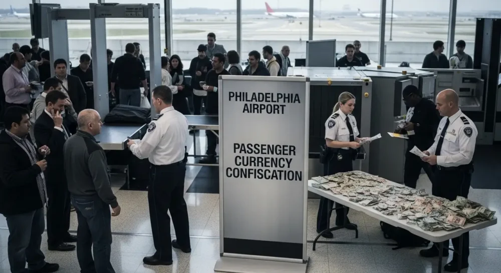 Philadelphia Airport Passenger Currency Confiscation