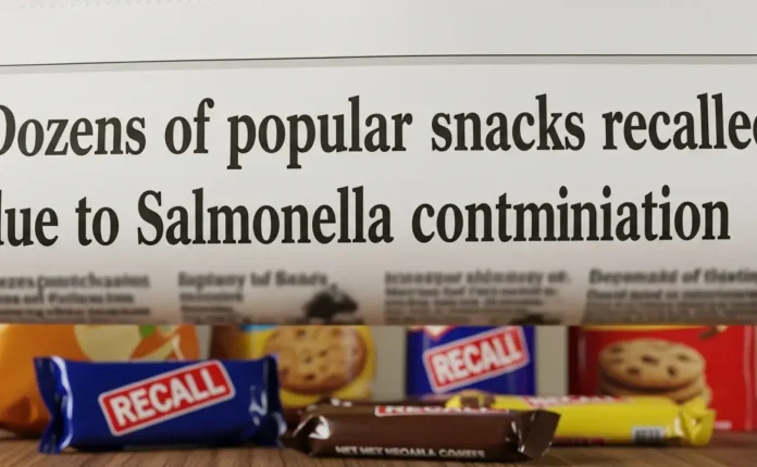 Dozens of Popular Snacks Recalled Due to Salmonella Contamination