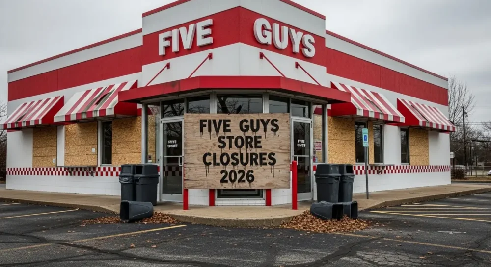 Five Guys Store Closures 2026