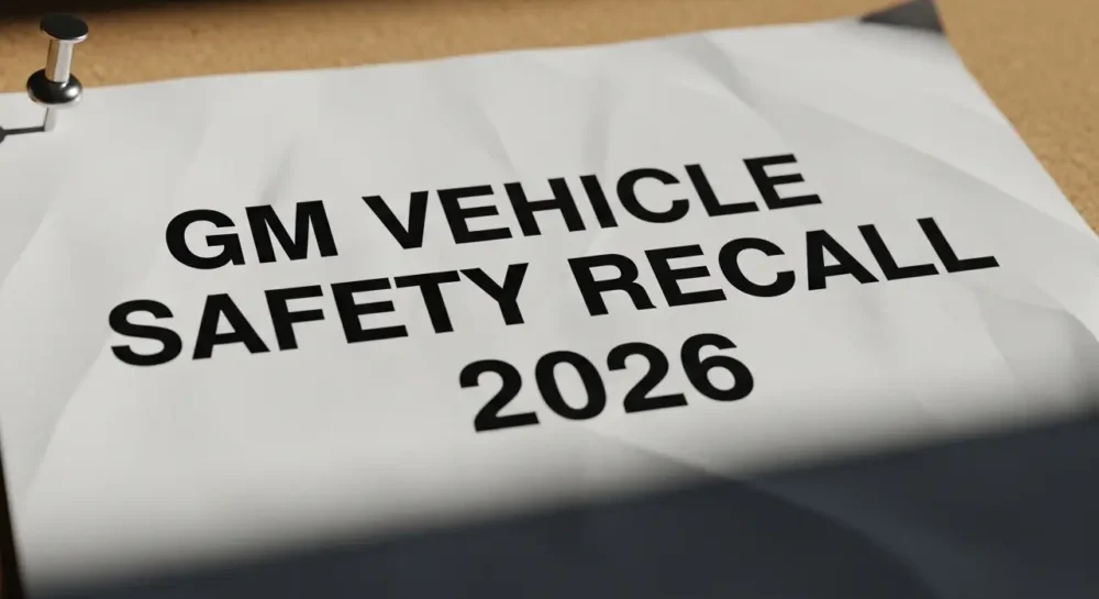 GM Vehicle Safety Recall 2026